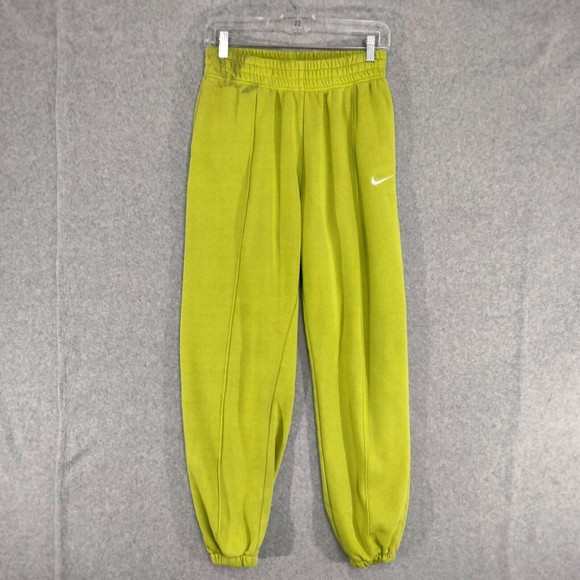 Nike Pants - Nike Sportswear Club Sweatpants Wmns Sz XS Lime Green Pull On Drawstring